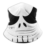 Jack Skellington Multifunctional Headwear Stretchy Outdoor Neckwear Breathable UV Protection Face Warmer Wristband For All Year Round Black