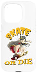 Coque pour iPhone 15 Pro Skate or Die - Cool Anime Skateboarding Girl