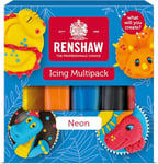 Renshaw Just Roll With It Fondant Icing Multipack - Neon Colours, 500 g (Pack of 1)