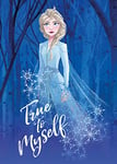 Comar La Reine des neiges 2 Elsa true to myself – Dimensions : 50 x 70 cm – Impression sur toile (sans cadre) Disney