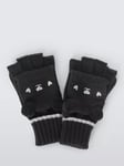 John Lewis Kids' Bear Flip Top Gloves, Black