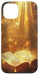 iPhone 13 Catholicism Open Bible Rays Spiritual Divine Case