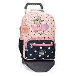 Enso Friends Together, Bagages Sac à Messager Filles, Rose (Pink), 82L, rose, Sac à dos scolaire pour ordinateur portable avec chariot