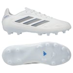 adidas Copa Pure League III FG/AG Polar Victory - Vit/Silver/Blå Barn, storlek 29