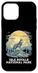 Coque pour iPhone 12 mini Isle Royale National Park Grey Wolf Vacation Wildlife