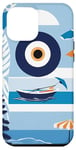 Coque pour iPhone 15 Pro Max Coquette Collage Art - Beachy and Cute Blue Preppy Esthétique