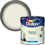 Dulux 500006 Matt Emulsion Paint For Walls And Ceilings - Apple White 2.5L