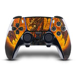 OFFICIAL ED BEARD JR DRAGONS VINYL SKIN FOR SONY PS5 DUALSENSE EDGE CONTROLLER