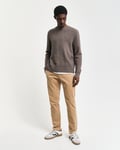 GANT - Slim fit corduroy chinos til herre dark khaki