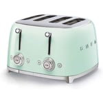 Smeg Retro Style 4 Slice Toaster in Pastel Green | TSF03PGUK | Brand new