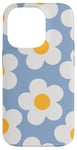 iPhone 14 Pro Light Blue Baby Blue Daisy Flower Aesthetic Daisies Floral Case