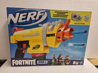 NERF Fortnite SMG-L Motorized Dart Blaster With 3 Targets Battery Powered New