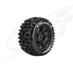 FR- Louise X-Pioneer Sport tire rim Black (2) 24mm Arrma Kraton 8S - L-T3296BM