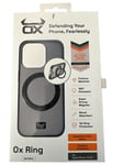 OX RING STAND CASE Cover for iPhone 15 Pro - Wolf White - Fast & Free Delivery