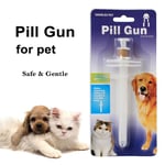 Pet Dog Medicine Capsule Tablet Pill Gun Popper Piller Pusher Feeding Syringe Uk