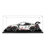 MBKE Acrylic Display Case for LEGO Technic 42096 Porsche 911 RSR Race Car Advanced 3mm Dustproof Protection Display Box Compatible with Lego 42096