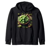 Really Like Amla Fruit Indian Gooseberry Zip Hoodie