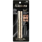 L'OREAL PANORAMA MASCARA VOLUMISING BLACKEST BLACK # 701 NEW SEALED ON CARD