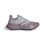 adidas Femme Terrex Soulstride Trail Running Shoes Chaussures de Course sur Sentier, preloved Fig/Grey One/Quiet Crimson, 37 1/3 EU