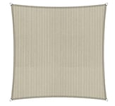 Shadow Comfort Ombre Voile écran Solaire perméable à l'eau HDPE auvent de Jardin pour Jardin extérieur Terrasse UV Bloc - Carré 6x6m - Sable Sahara