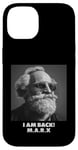 Coque pour iPhone 14 JE SUIS DE RETOUR, Karl Marx, communiste, cool Marx