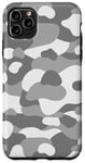 Coque pour iPhone 11 Pro Max Gris Camouflage Branché Chasse Camouflage Mignon y2k