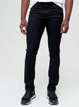 BOSS Delaware Slim Fit Jeans &ndash; Black , Black, Size 32, Inside Leg R=32 Inch, Men