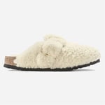 Boston Big Buckle Fur - Eggshell