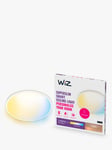 Wiz Rune Super Slim Flush Ceiling Light, White