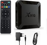 X96,Q 2 Go De Ram Et 16 Go De Rom Box Android Tv Box Media Player Haute Qualité (Android 11.0) Avec Telecommande Et Cable Hdmi, Lecteur Multimédia Boite Tv 4K