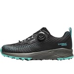 Icebug NewRun W BUGrip GTX Black Jade Mist Svart 36