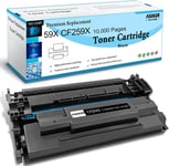 avec Outil Compatible Toner Cartouche 59X CF259X pour HP M406 M406dn Pro M404 M404n M404dn M404dw M304a MFP M428 M428dw M428fdn M428fdw M428m M430f Imprimante 10000 Pages (sans Puce)