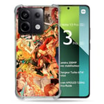 Cokitec Coque Renforcée pour Xiaomi Redmi Note 13 Pro 5G Manga One Piece Nakama