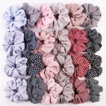 24st hair Scrunchies, hårsnoddar , hårband, Hair band Rockabilly multifärg