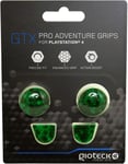 Gtx Ps4 - Thumb Grips Ps4 Bouchons/Capuchons/Protection En Silicone Pour Joysticks Grips Playstation 4 - Antidérapant - Aide A Viser - Protection Manette Ps4 Cubes Vert/Noir