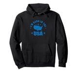 I'm born in the USA America Pullover Hoodie