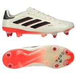 adidas Copa Pure 2 Elite SG Solar Energy - Vit/Svart/Röd - Soft Ground (SG), storlek 40