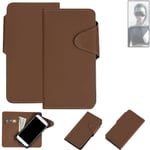 WALLET CASE PHONE CASE FOR Nubia Red Magic 9S Pro BROWN BOOKSTLYE PROTECTIVE HUL