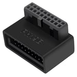 PH19B USB 3.0 Intern Huvud USB3.0 19/20P Uttag 90 Graders Adapter Konverter För Dator Moderkort