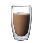 Dubbelväggig Glaskaffemugg, Glas för Iskaffe, Espressokopp, Smoothiekopp, Espressoshotsglas, Dricksglas