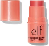 e.l.f. Monochromatic Multi Stick, Glimmering Guava – Creamy & Blendable, 5g