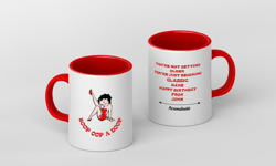 Customised Betty Boop Mug  with your name and message