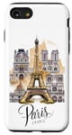 Coque pour iPhone SE (2020) / 7 / 8 Paris France Vacances Souvenir de Vacances Françaises Tour Eiffel