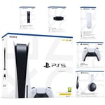 Console salon - Sony - PS5 - 825 Go - Blanc - Pack All In One