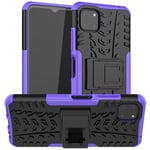 Samsung Galaxy A22 5G      Heavy Duty Case    Purple