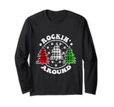 Rockin Around The Christmas Tree Plaid Matching Family Xmas Long Sleeve T-Shirt