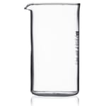 Bodum 1508-10 Remplacement de la presse Française Gobelet en Verre de 8 Tasses, Transparent, 1 L - 9,6 cm de Diamètre, H 18 cm