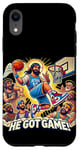 Coque pour iPhone XR Ballin with the Messiah Rejoignez la communauté Jesus Basketball