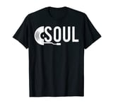 Soul Record Jazz Funk Turntable Vinyl Music Saxophone Piano T-Shirt