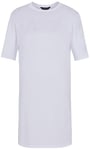 Armani Exchange Women's Sustainable, Classic fit Casual Dress, White, S